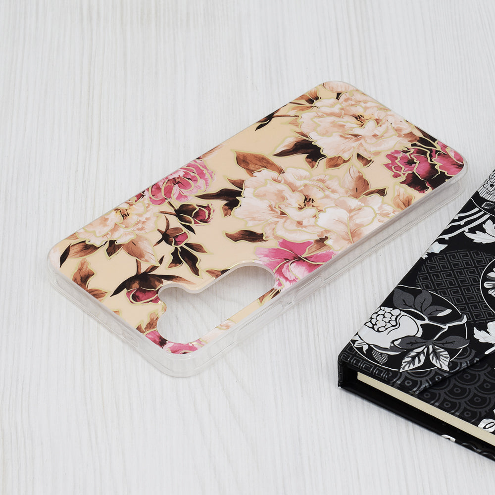 Deksel til Samsung Galaxy S24+ S926, Techsuit, Marble, Beige
