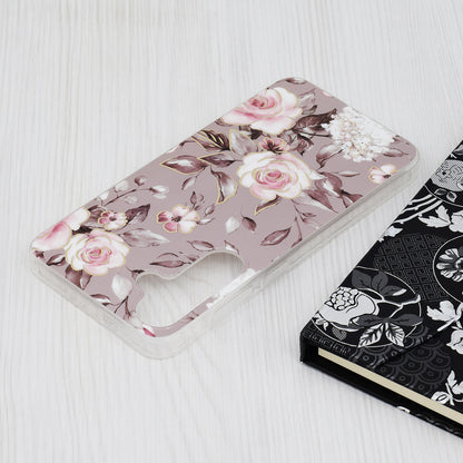 Deksel til Samsung Galaxy S24+ S926, Techsuit, Marble, Grå