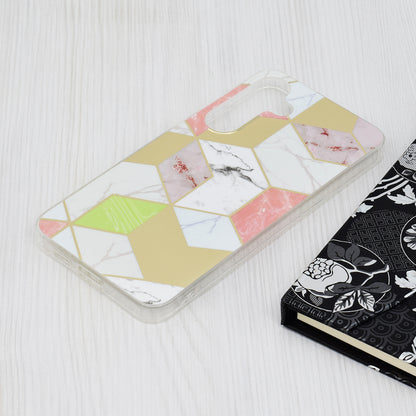 Deksel til Samsung Galaxy S24+ S926, Techsuit, Marble, Lilla