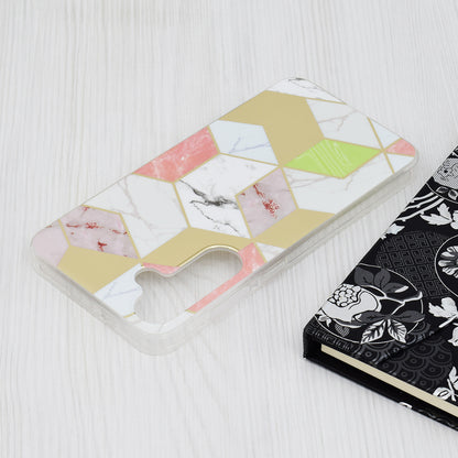 Deksel til Samsung Galaxy S24+ S926, Techsuit, Marble, Lilla