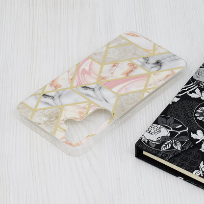 Deksel til Samsung Galaxy S24+ S926, Techsuit, Marble, Rosa