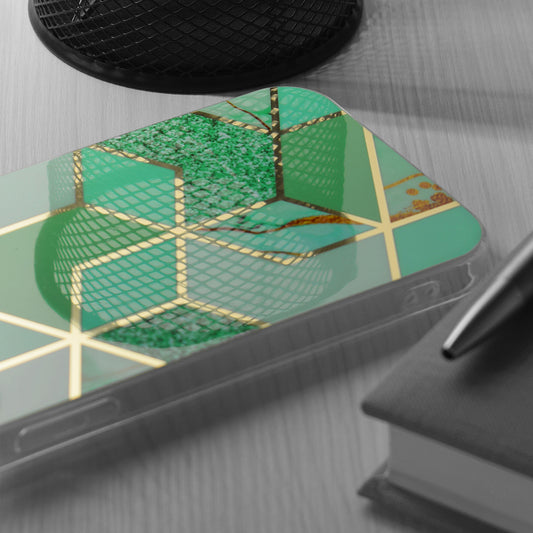 Deksel til Samsung Galaxy S24+ S926, Techsuit, Marble, Grønn