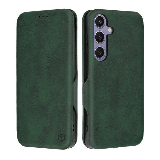Deksel til Samsung Galaxy S24+ S926, Techsuit, Safe Wallet Plus, Grønn