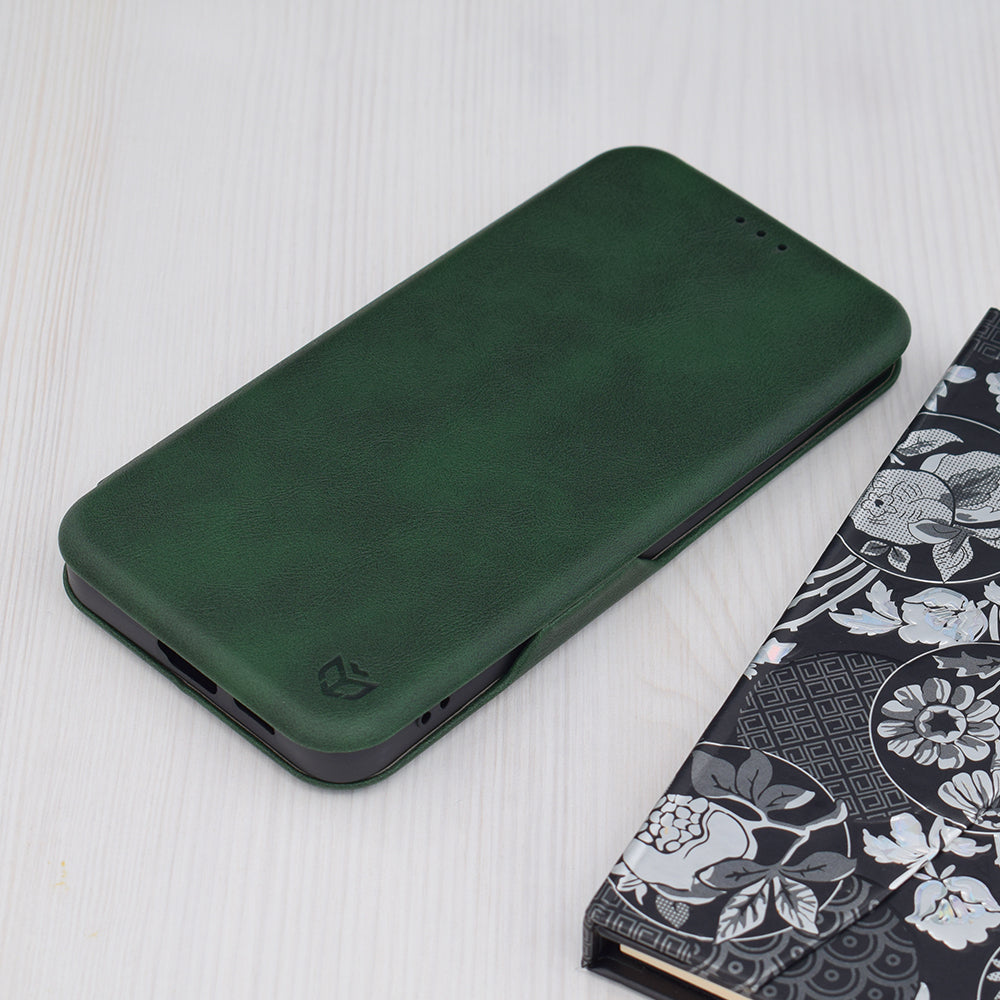 Deksel til Samsung Galaxy S24+ S926, Techsuit, Safe Wallet Plus, Grønn