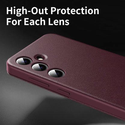 Deksel for Samsung Galaxy S24+ S926, Techsuit, SmartView, Rød