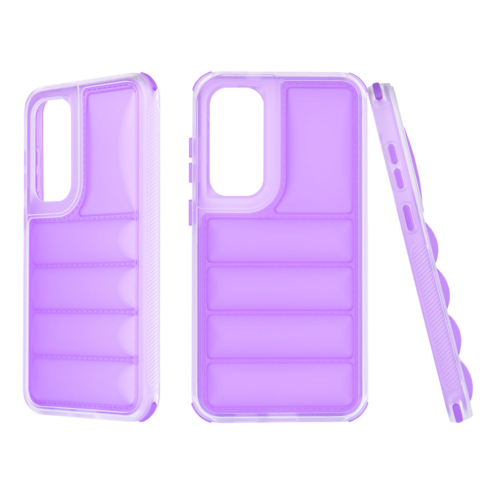 Deksel til Samsung Galaxy S24+ S926, Techsuit, Wave Shield, Lilla