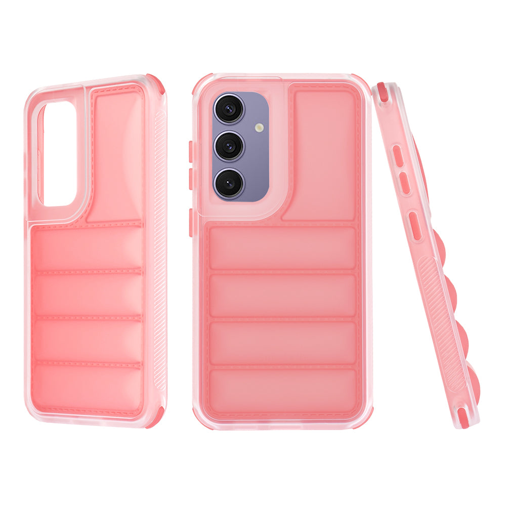 Deksel for Samsung Galaxy S24+ S926, Techsuit, Wave Shield, Rød