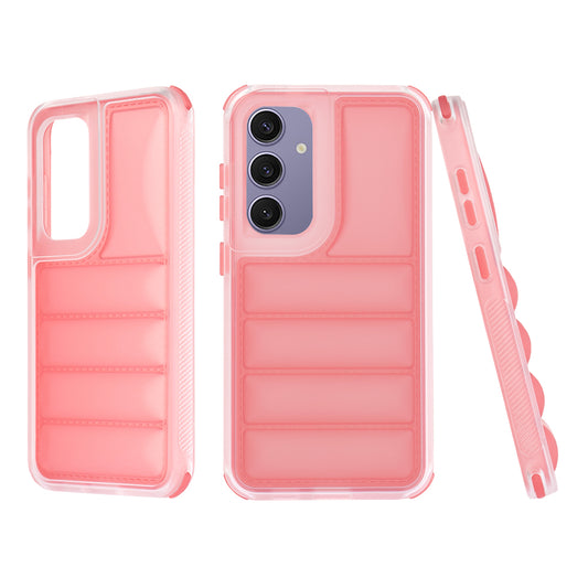 Deksel for Samsung Galaxy S24+ S926, Techsuit, Wave Shield, Rød