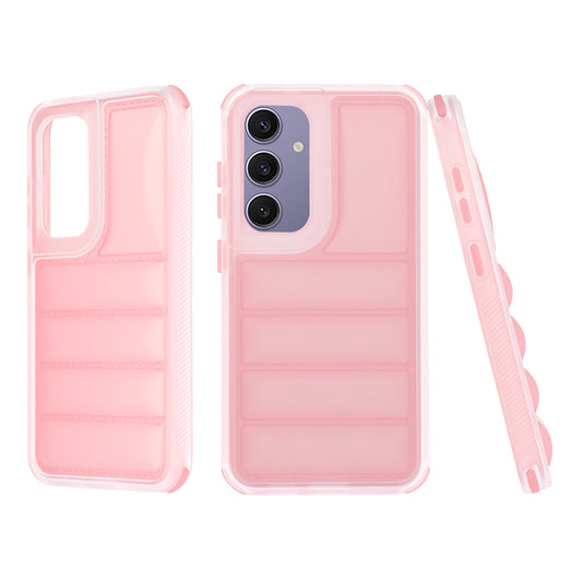 Deksel til Samsung Galaxy S24+ S926, Techsuit, Wave Shield, Rosa