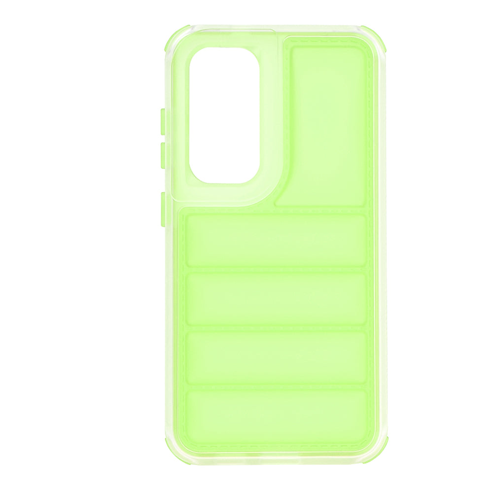 Deksel til Samsung Galaxy S24+ S926, Techsuit, Wave Shield, Grønn