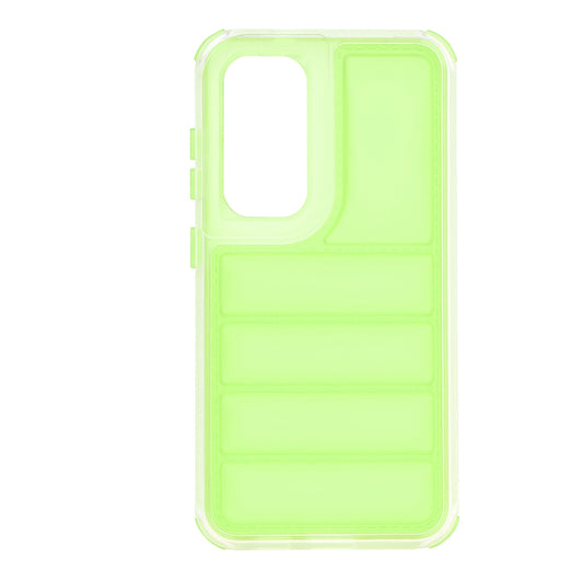 Deksel til Samsung Galaxy S24+ S926, Techsuit, Wave Shield, Grønn