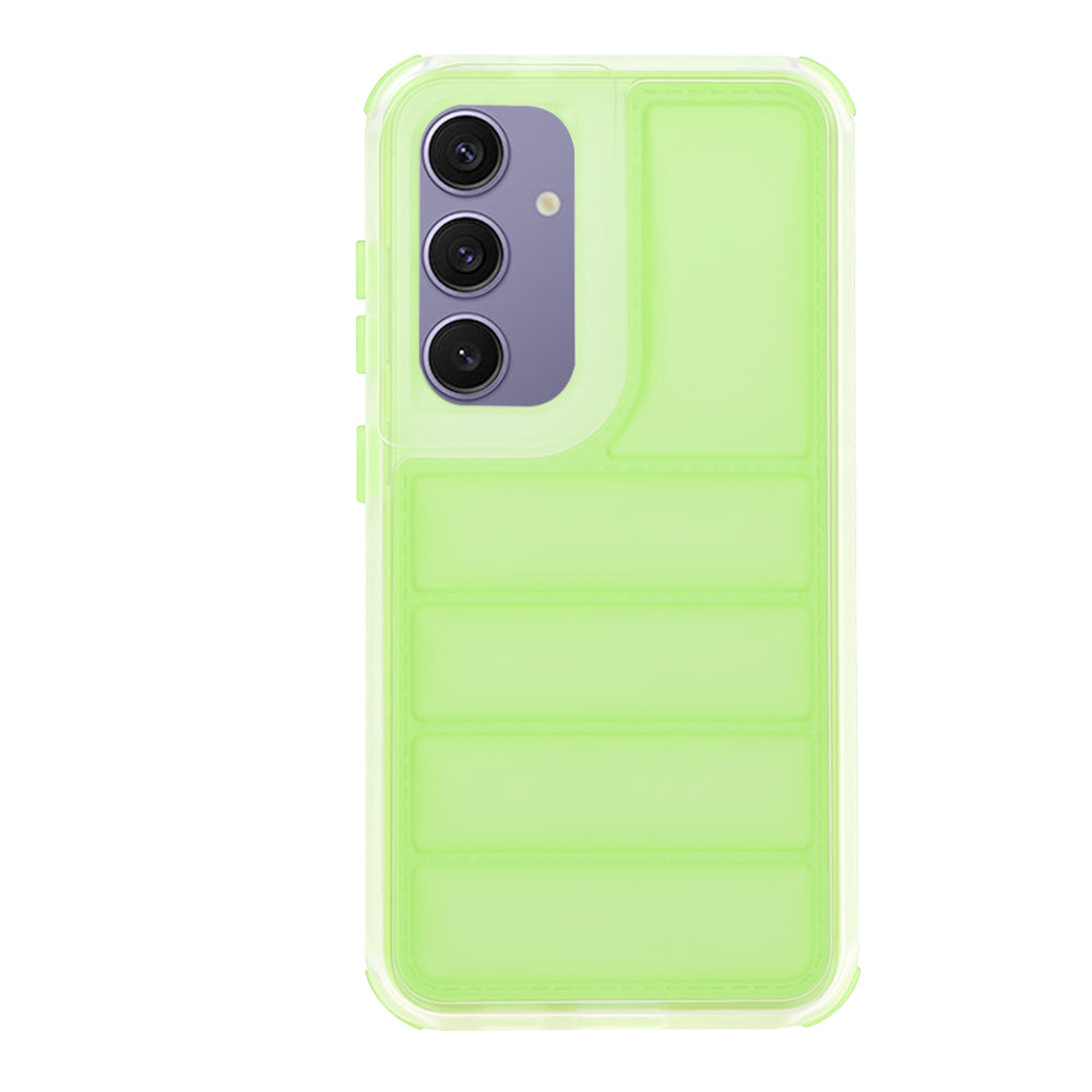 Deksel til Samsung Galaxy S24+ S926, Techsuit, Wave Shield, Grønn