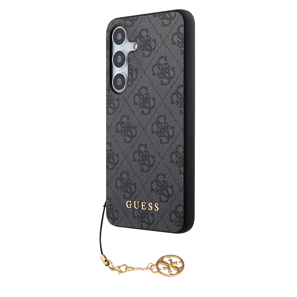 Deksel for Samsung Galaxy S24 S921, Guess, 4G Charm, Svart