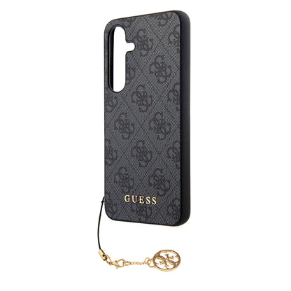 Deksel for Samsung Galaxy S24 S921, Guess, 4G Charm, Svart