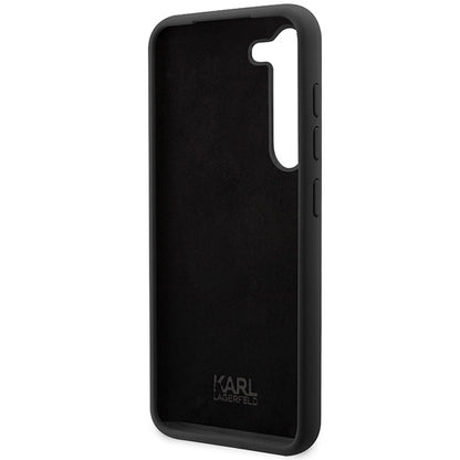 Deksel for Samsung Galaxy S24 S921, Karl Lagerfeld, Silicone Choupette NFT, Svart