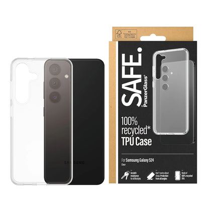 Deksel for Samsung Galaxy S24 S921, PanzerGlass, Safe., Gjennomsiktig