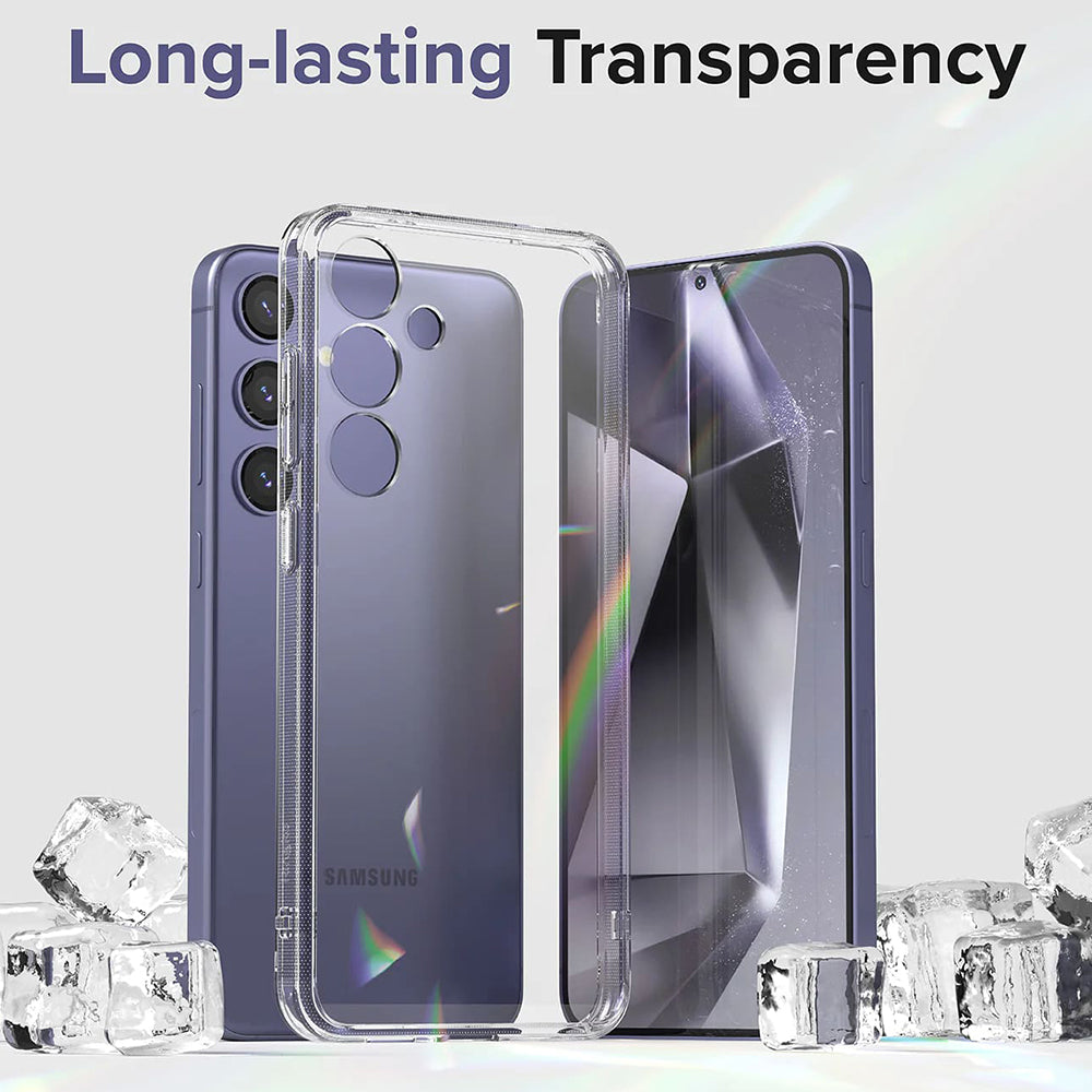 Deksel til Samsung Galaxy S24 S921, Ringke, Fusion, Transparent