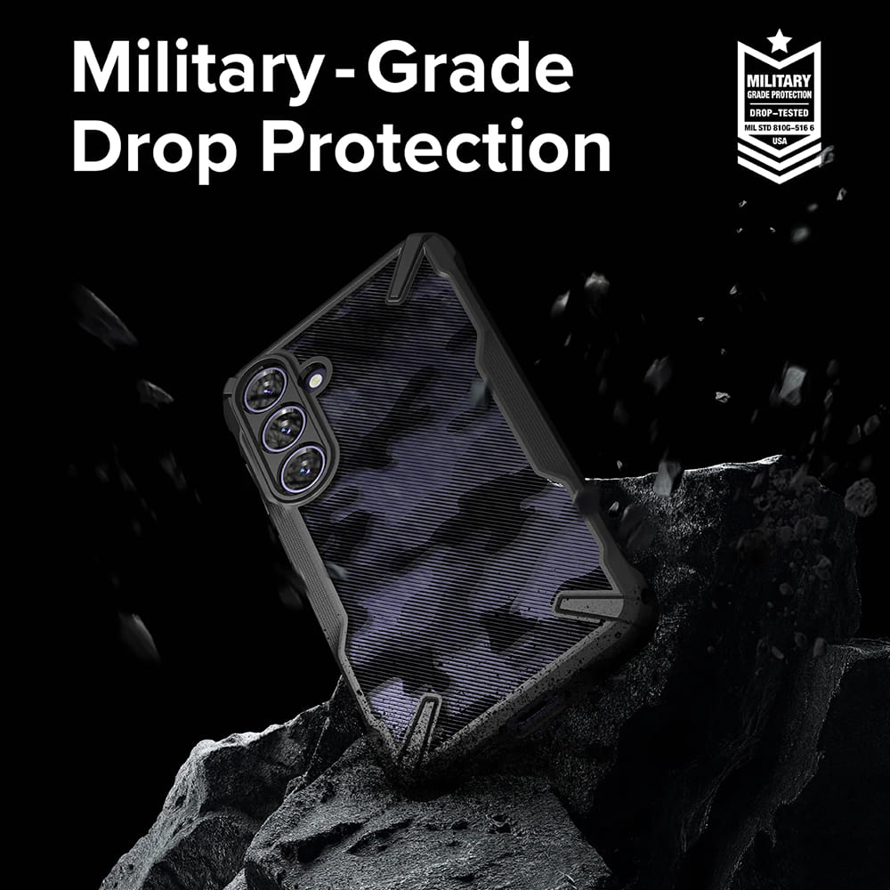 Deksel for Samsung Galaxy S24 S921, Ringke, Fusion X, Svart