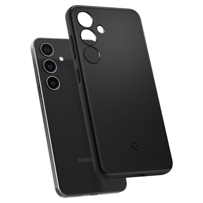 Deksel for Samsung Galaxy S24 S921, Spigen, Thin Fit, Svart ACS07341