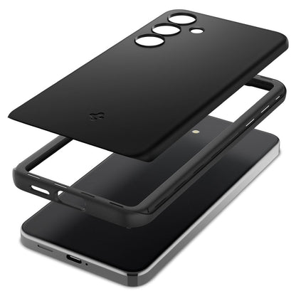 Deksel for Samsung Galaxy S24 S921, Spigen, Thin Fit, Svart ACS07341