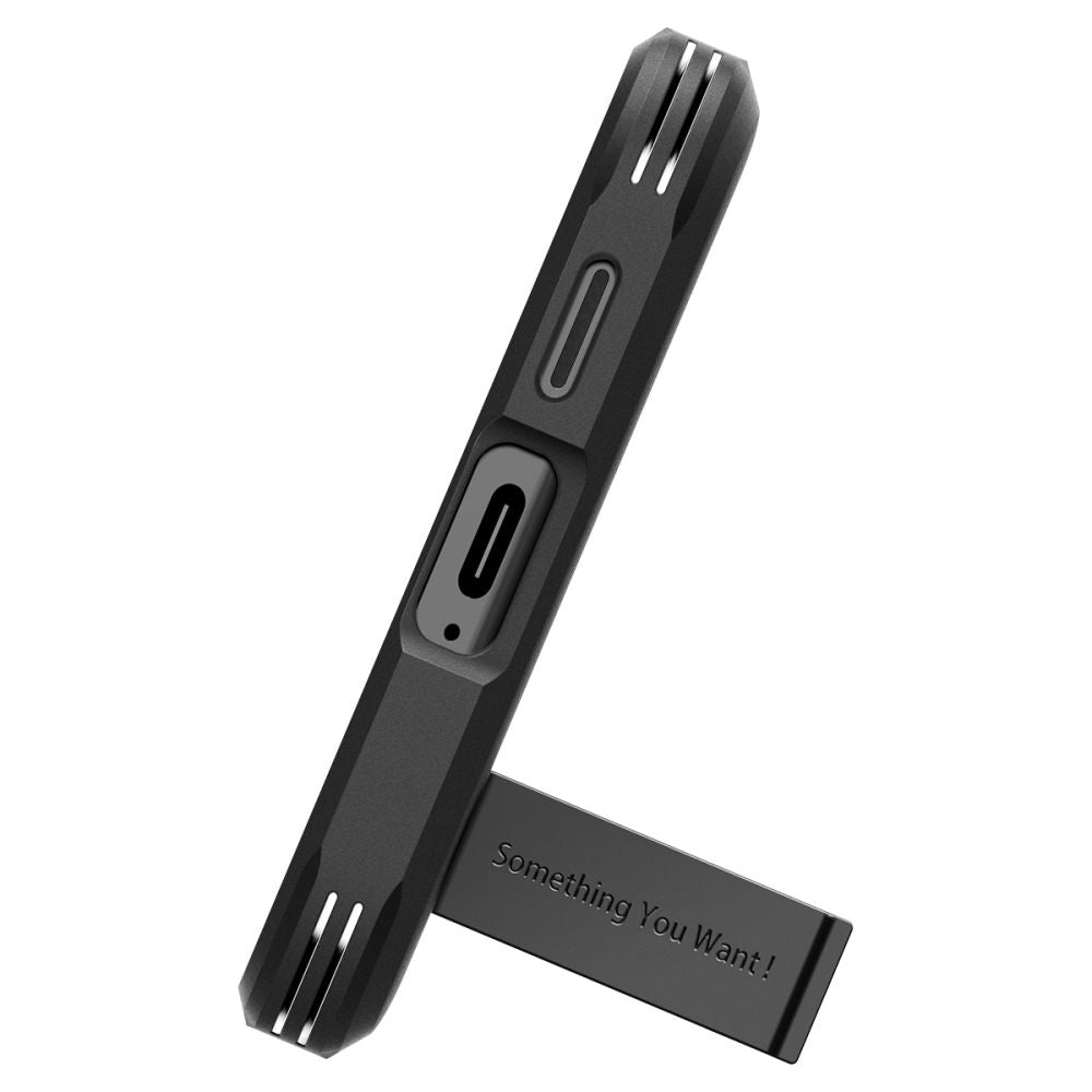 Deksel for Samsung Galaxy S24 S921, Spigen, Tough Armor, Svart ACS07355