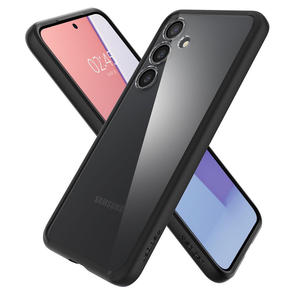 Deksel for Samsung Galaxy S24 S921, Spigen, Ultra Hybrid, Matt Svart ACS07352