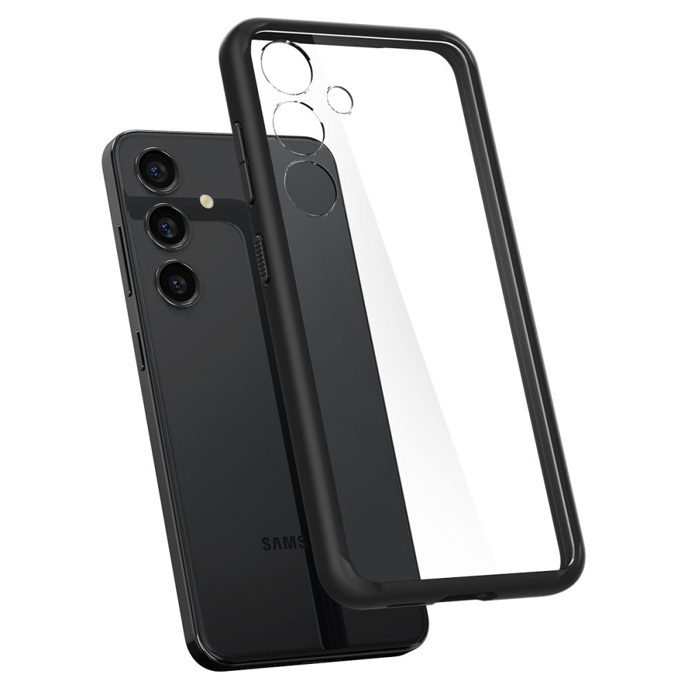 Deksel for Samsung Galaxy S24 S921, Spigen, Ultra Hybrid, Matt Svart ACS07352