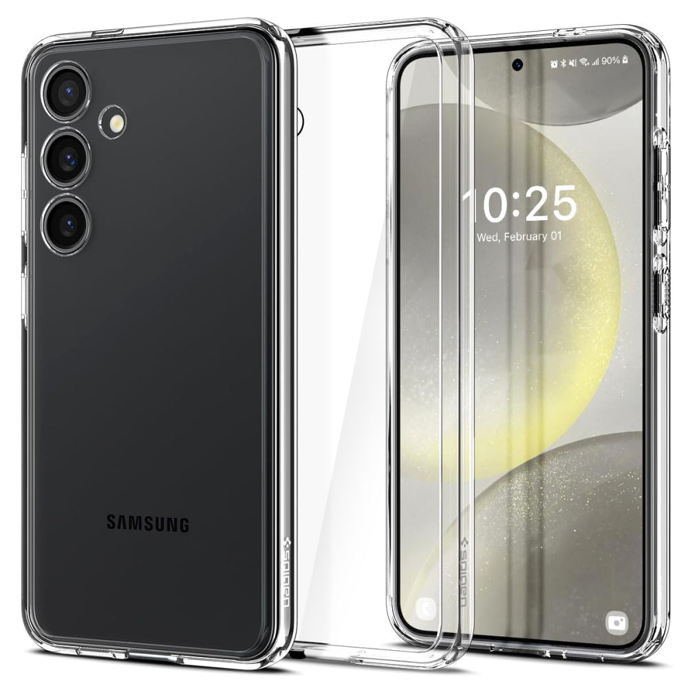 Deksel for Samsung Galaxy S24 S921, Spigen, Ultra Hybrid, Gjennomsiktig ACS07349