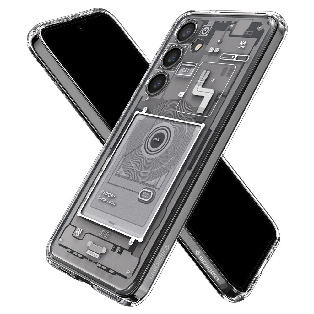 Deksel for Samsung Galaxy S24 S921, Spigen, Ultra Hybrid Zero One, Hvit