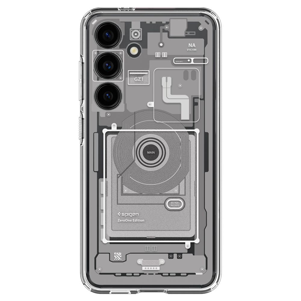 Deksel for Samsung Galaxy S24 S921, Spigen, Ultra Hybrid Zero One, Hvit