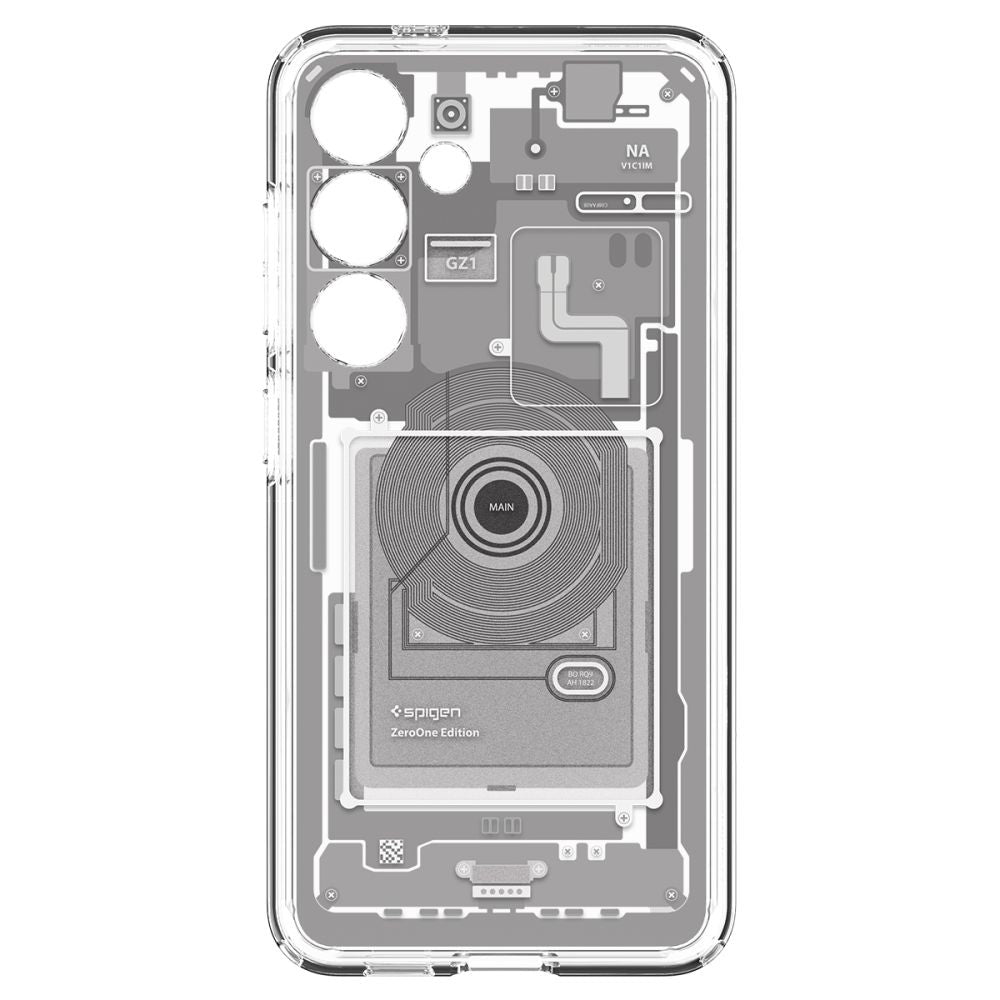 Deksel for Samsung Galaxy S24 S921, Spigen, Ultra Hybrid Zero One, Hvit