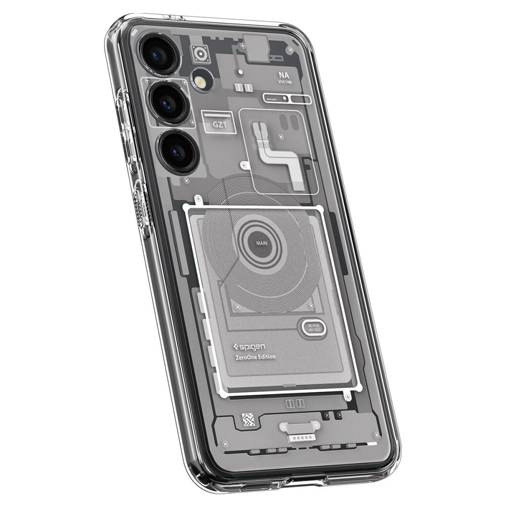 Deksel for Samsung Galaxy S24 S921, Spigen, Ultra Hybrid Zero One, Hvit