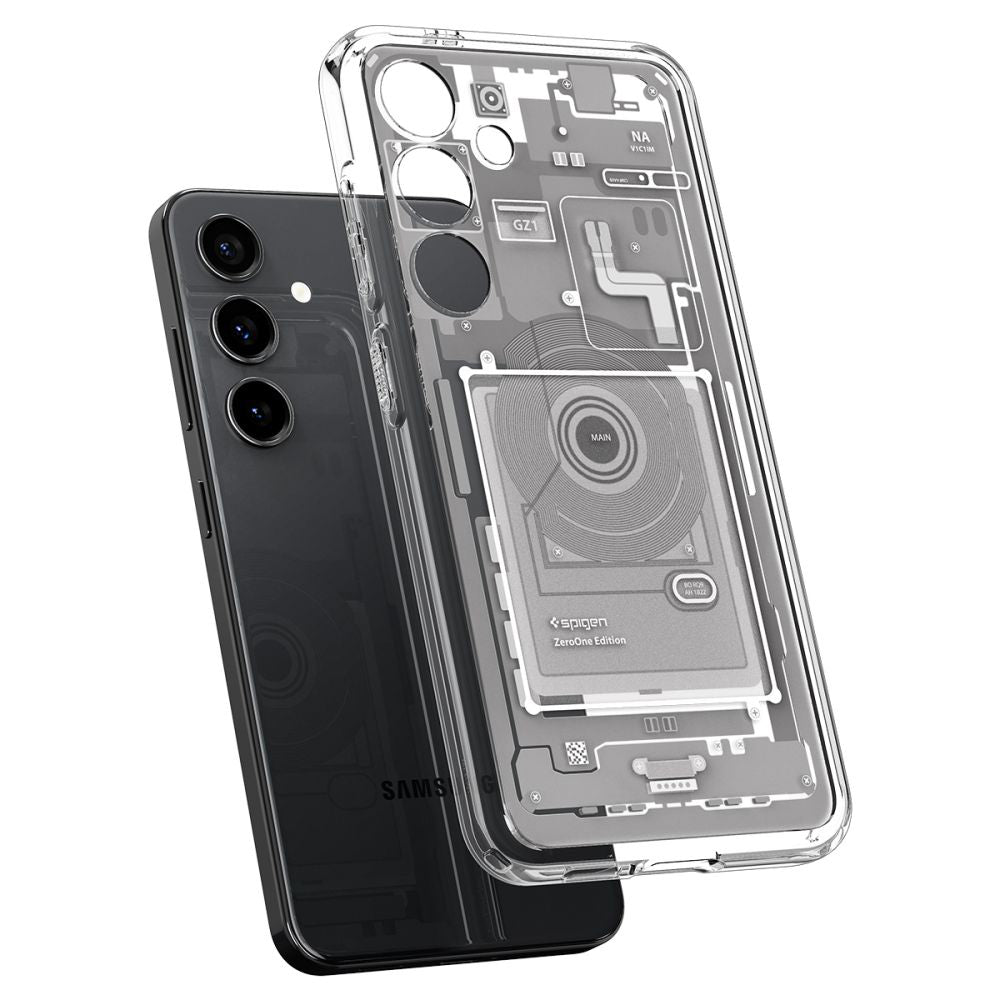 Deksel for Samsung Galaxy S24 S921, Spigen, Ultra Hybrid Zero One, Hvit