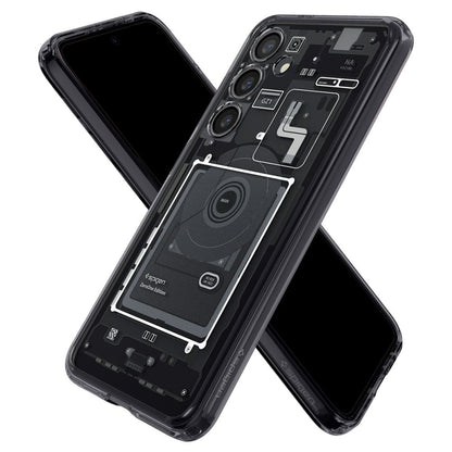 Deksel for Samsung Galaxy S24 S921, Spigen, Ultra Hybrid Zero One, Matt Svart ACS07350