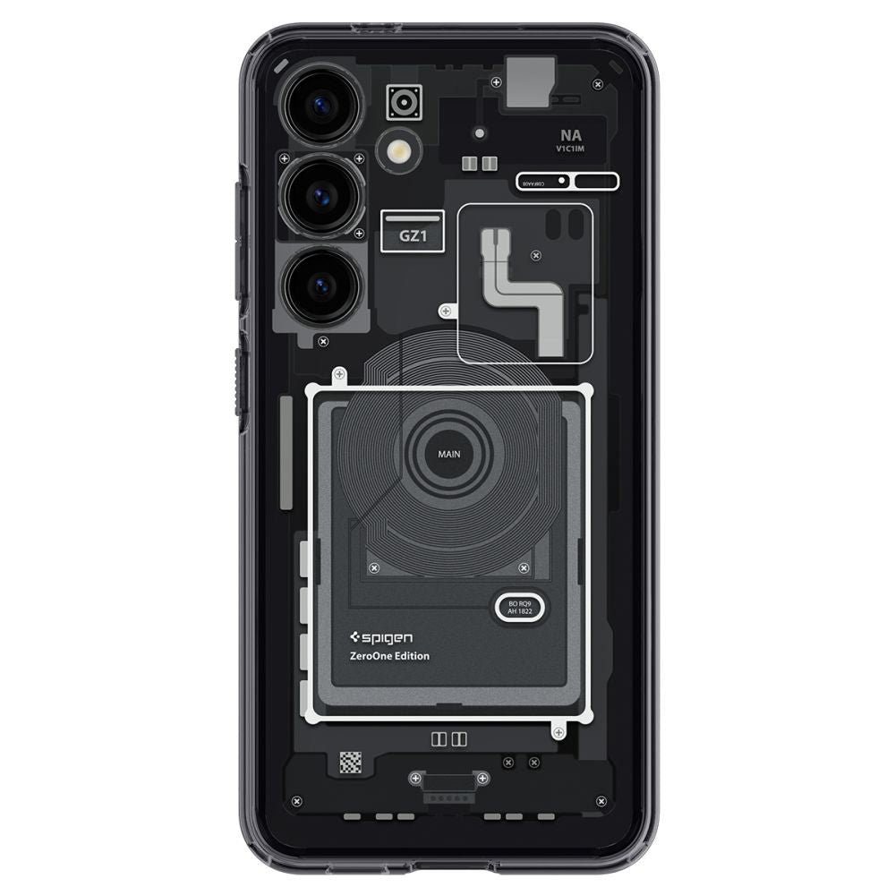 Deksel for Samsung Galaxy S24 S921, Spigen, Ultra Hybrid Zero One, Matt Svart ACS07350