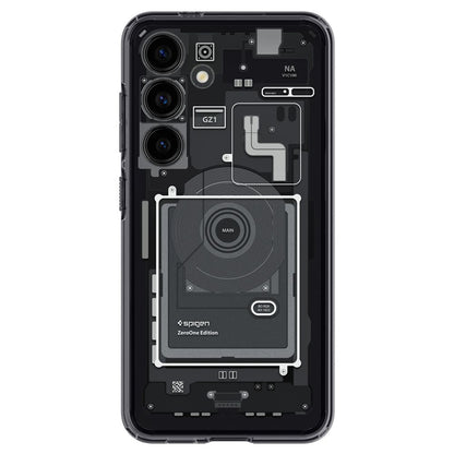 Deksel for Samsung Galaxy S24 S921, Spigen, Ultra Hybrid Zero One, Matt Svart ACS07350