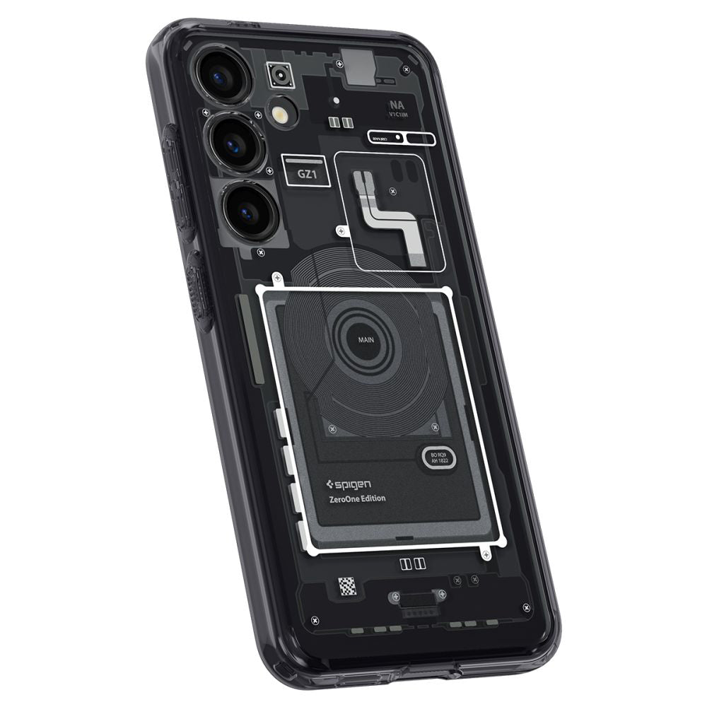 Deksel for Samsung Galaxy S24 S921, Spigen, Ultra Hybrid Zero One, Matt Svart ACS07350