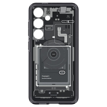 Deksel for Samsung Galaxy S24 S921, Spigen, Ultra Hybrid Zero One, Matt Svart ACS07350