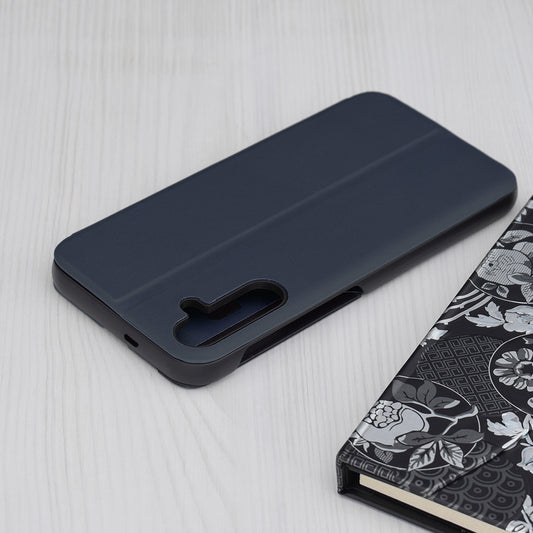 Deksel for Samsung Galaxy S24 S921, Techsuit, eFold, Mørk Blå