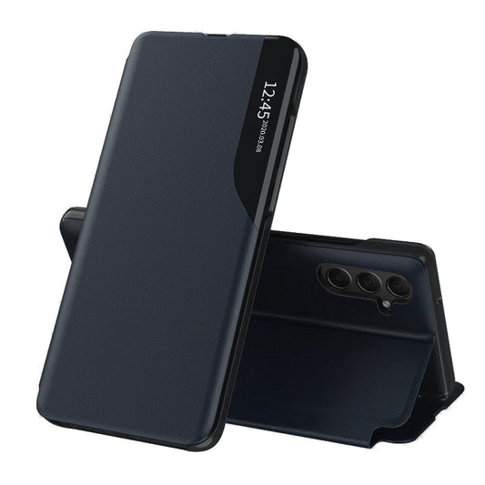 Deksel for Samsung Galaxy S24 S921, Techsuit, eFold, Mørk Blå