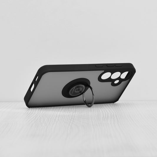 Deksel for Samsung Galaxy S24 S921, Techsuit, Glinth, Svart