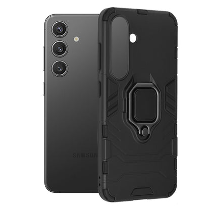 Deksel for Samsung Galaxy S24 S921, Techsuit, Shield, Svart