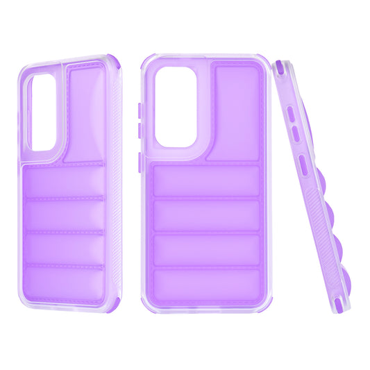 Deksel for Samsung Galaxy S24 S921, Techsuit, Wave Shield, Lilla