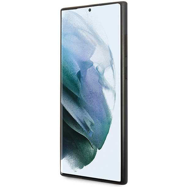 Deksel for Samsung Galaxy S24 Ultra S928, Guess, 4G Metal Gold Logo, Svart