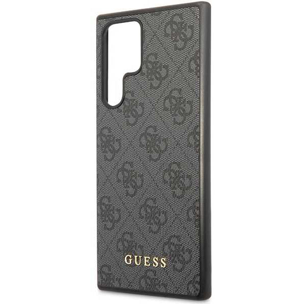 Deksel for Samsung Galaxy S24 Ultra S928, Guess, 4G Metal Gold Logo, Svart