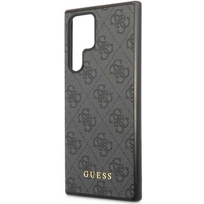 Deksel for Samsung Galaxy S24 Ultra S928, Guess, 4G Metal Gold Logo, Svart