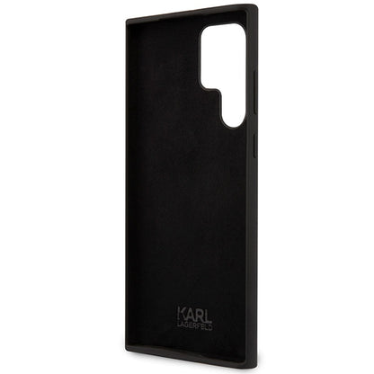 Deksel for Samsung Galaxy S24 Ultra S928, Karl Lagerfeld, Silicone Choupette NFT, Svart