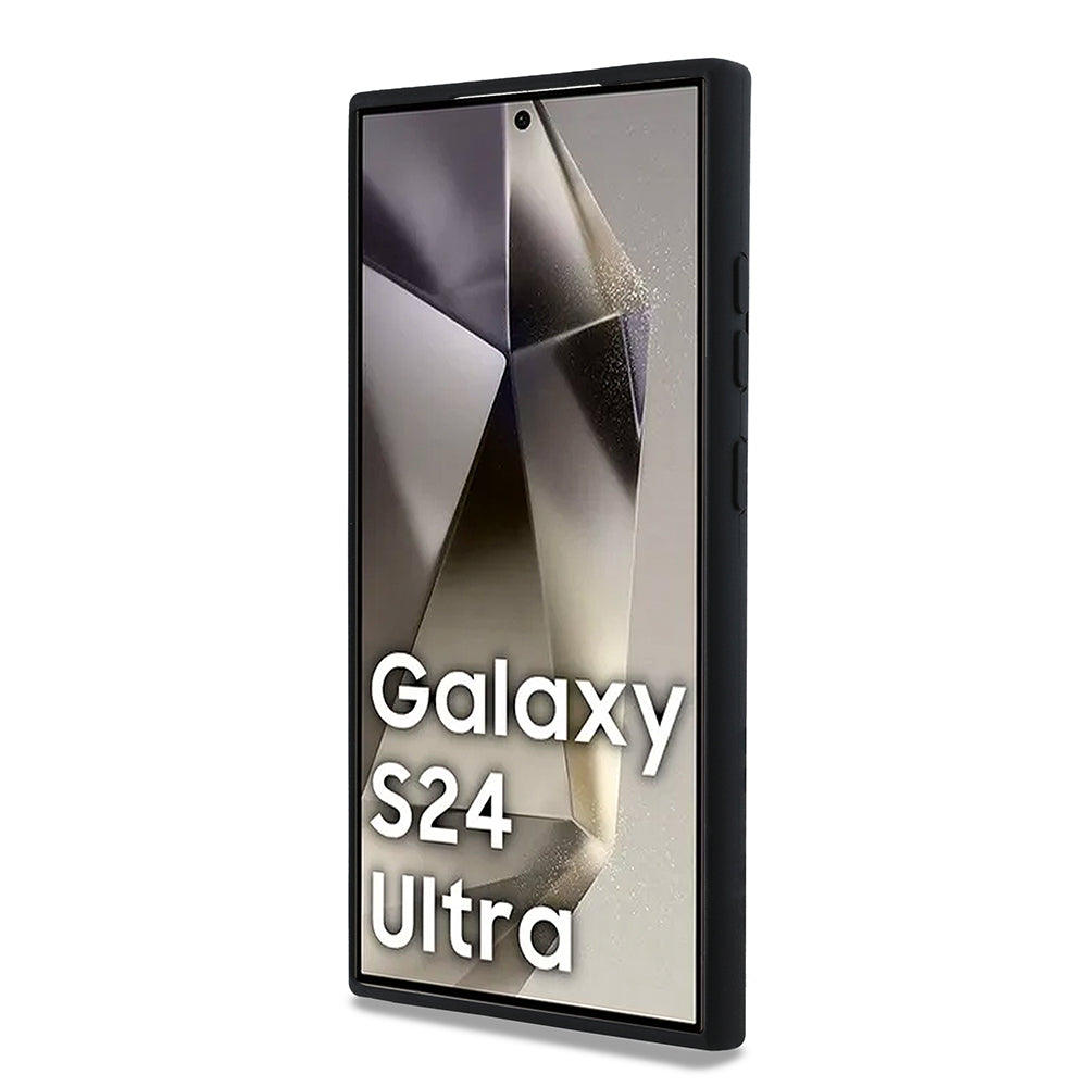 Deksel for Samsung Galaxy S24 Ultra S928, Karl Lagerfeld, Silicone Karl & Choupette, Svart