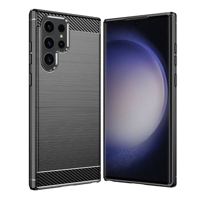 Deksel til Samsung Galaxy S24 Ultra S928, Techsuit, Karbon, Svart