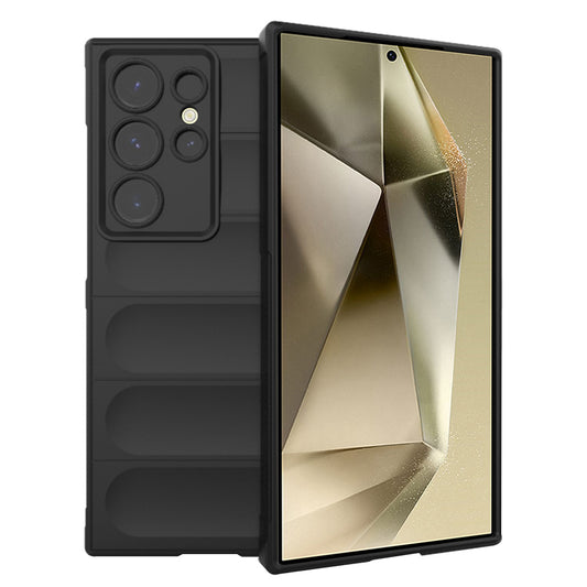 Deksel for Samsung Galaxy S24 Ultra S928, Techsuit, Magic Shield, Svart